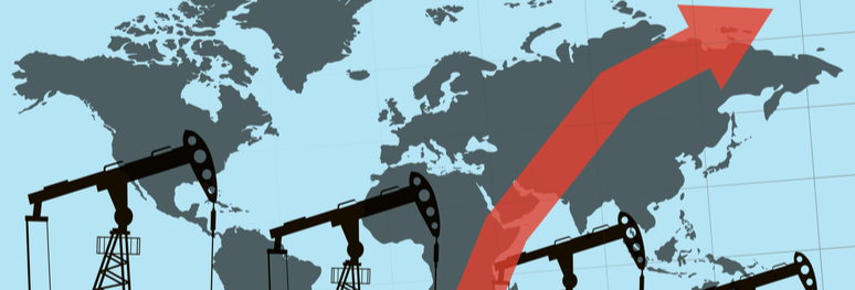 cours du pétrole en hausse